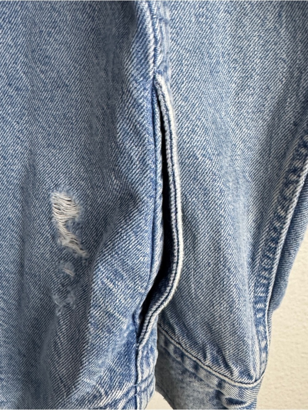 Offline By Aerie Denim Shirt Jacket Size Small - Picture 7 of 12